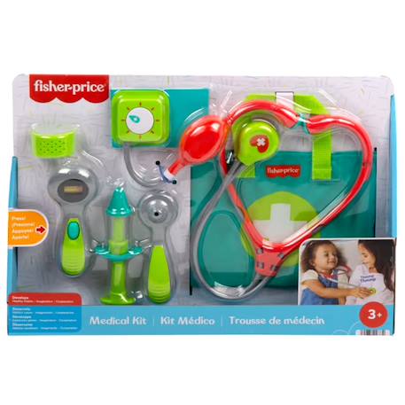 Fisher price mallette de docteur Multicolore 2 - vertbaudet enfant 