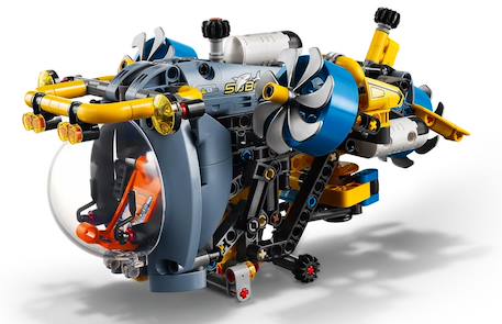 Lego technic - le sous-marin de recherche en haute mer - 42201 Multicolore 5 - vertbaudet enfant 