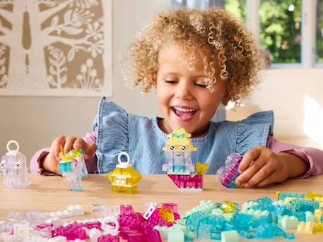 Lego classic - la boîte de briques transparentes magiques - 11040 Multicolore 5 - vertbaudet enfant 