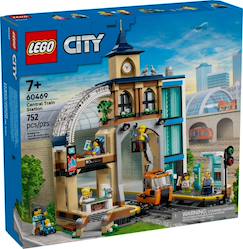 Jouet-Jeux d'imagination-Lego city - la gare centrale - 60469