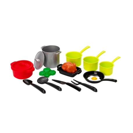 Ensemble de casseroles et poêles avec ustensiles de cuisine Multicolore 3 - vertbaudet enfant 