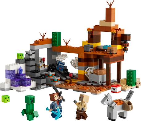 Lego minecraft - la mine des badlands - 21263 Multicolore 3 - vertbaudet enfant 