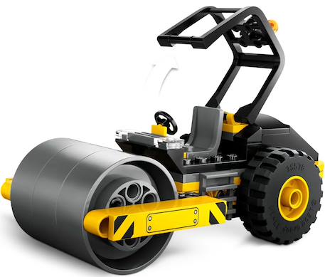Lego city - le rouleau compresseur de chantier - 60401 Multicolore 4 - vertbaudet enfant 