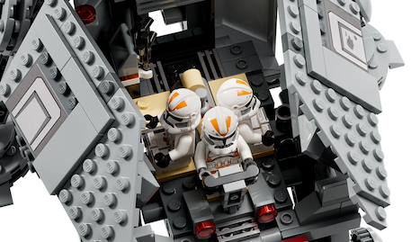 Lego star wars - le marcheur at-te - 75337 Multicolore 6 - vertbaudet enfant 