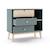 Commode estefania Blanc+Vert 11 - vertbaudet enfant 