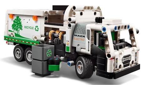 Lego technic - mack lr electric camion poubelle - 42167 Multicolore 4 - vertbaudet enfant 