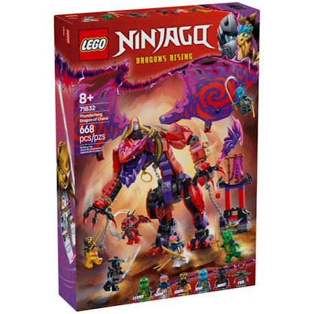 Lego ninjago - croc-de-tonnerre : le dragon du chaos - 71832 Multicolore 1 - vertbaudet enfant 