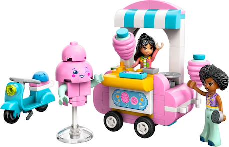 Lego friends - stand de barbes à papa et scooter - 42643 Multicolore 3 - vertbaudet enfant 