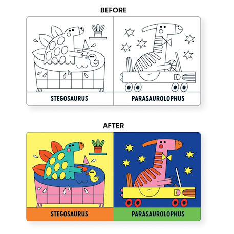 Livre de bain - dinosaures Multicolor 4 - vertbaudet enfant 