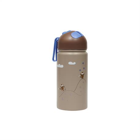 Bouteille à boire en métal Bleu 1 - vertbaudet enfant 