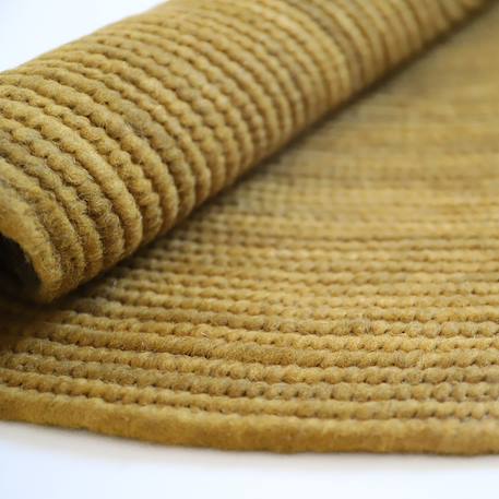 Tapis rond laine feutrée neethu Avoine+Gris+Mangue+Naturel+Olive+Orange+Toffee 14 - vertbaudet enfant 
