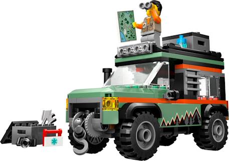 Lego city - le camion 4x4 tout-terrain - 60447 Multicolore 3 - vertbaudet enfant 
