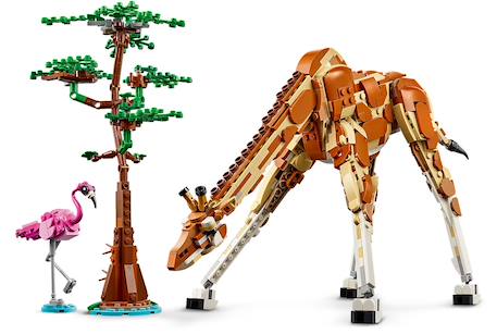 Lego creator - les animaux sauvages du safari - 31150 Multicolore 4 - vertbaudet enfant 