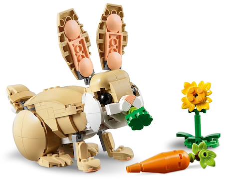 Lego creator - l'adorable lapin - 31162 Multicolore 4 - vertbaudet enfant 