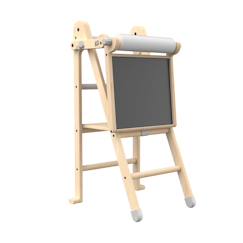 -Tour d'apprentissage pliable avec tableau montessori bois fsc®