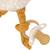Doudou plat oie Blanc 3 - vertbaudet enfant 