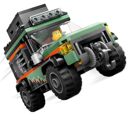 Lego city - le camion 4x4 tout-terrain - 60447 Multicolore 4 - vertbaudet enfant 