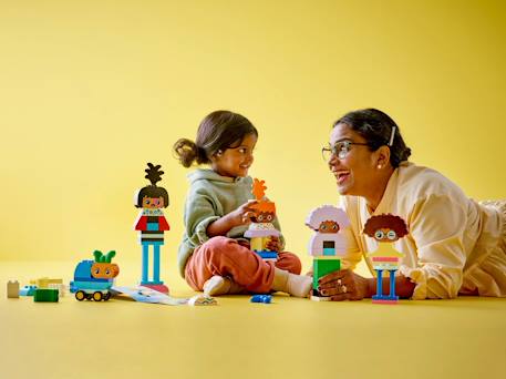 Lego duplo - personnages à construire aux différentes émotions - 10423 Multicolore 6 - vertbaudet enfant 