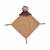 Doudou en coton biologique Marron 1 - vertbaudet enfant 