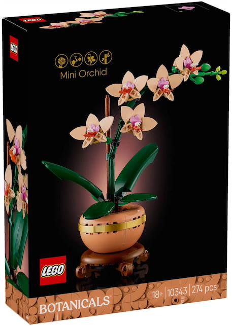 Lego botanicals - lego icons - l'orchidée miniature - 10343 Multicolore 1 - vertbaudet enfant 