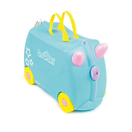 Valise trunki ride on - bagage cabine - licorne Blue 1 - vertbaudet enfant 