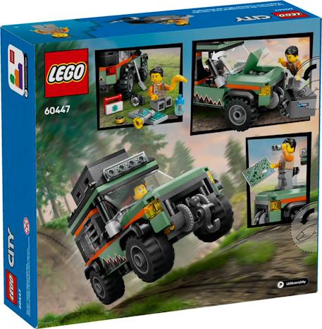 Lego city - le camion 4x4 tout-terrain - 60447 Multicolore 2 - vertbaudet enfant 
