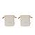 Ensemble de 2 paniers de rangement moyens en polyester Beige 1 - vertbaudet enfant 