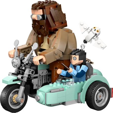 Lego harry potter - la balade en moto de hagrid et harry - 76443 Multicolore 3 - vertbaudet enfant 