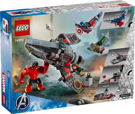 Lego marvel - captain america vs hulk rouge - 76292 Multicolore 2 - vertbaudet enfant 