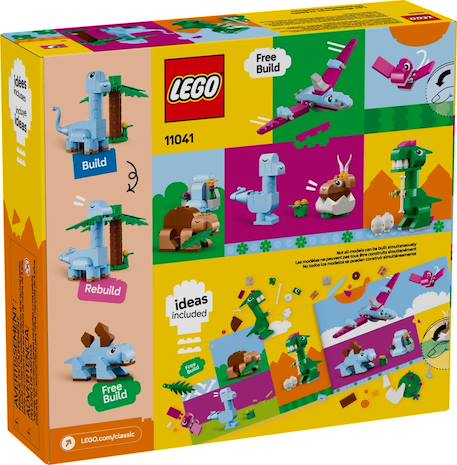 Lego classic - les dinosaures créatifs - 11041 Multicolore 2 - vertbaudet enfant 