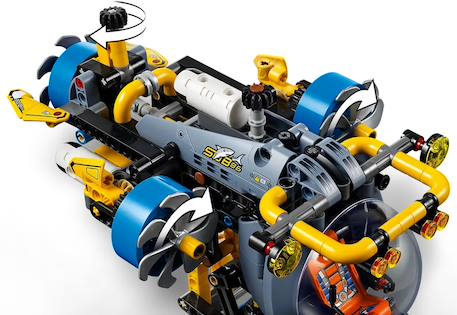 Lego technic - le sous-marin de recherche en haute mer - 42201 Multicolore 6 - vertbaudet enfant 