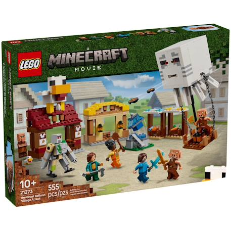 Lego minecraft - les ghasts à l'attaque du village - 21273 Multicolore 1 - vertbaudet enfant 