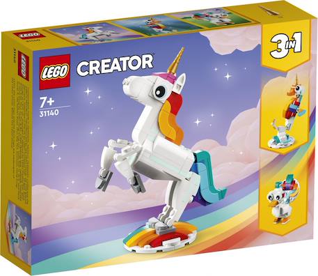 Lego creator - la licorne magique - 31140 Multicolore 2 - vertbaudet enfant 