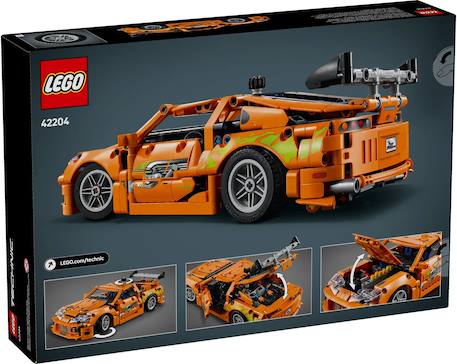 Lego technic - fast and furious toyota supra mk4 - 42204 Multicolore 2 - vertbaudet enfant 
