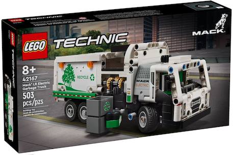 Lego technic - mack lr electric camion poubelle - 42167 Multicolore 1 - vertbaudet enfant 