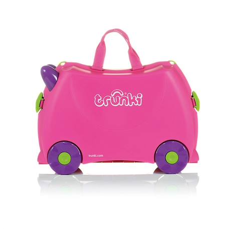 Valise Trunki ride on - Bagage Cabine - Rose Pink 1 - vertbaudet enfant 