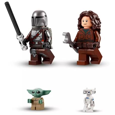 Lego star wars - le chasseur n-1 du mandalorien - 75325 Multicolore 4 - vertbaudet enfant 