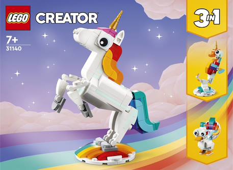 Lego creator - la licorne magique - 31140 Multicolore 4 - vertbaudet enfant 
