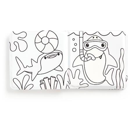 Livre de bain - requin Multicolor 2 - vertbaudet enfant 