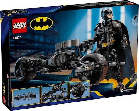 Lego dc comics - la figurine de batman à construire et la moto bat-pod - 76273 Multicolore 2 - vertbaudet enfant 
