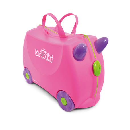 Valise Trunki ride on - Bagage Cabine - Rose Pink 2 - vertbaudet enfant 
