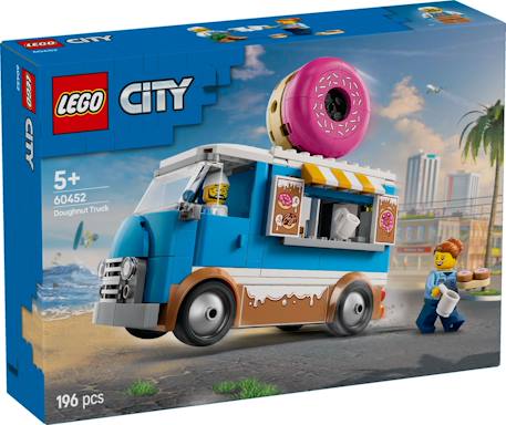 Lego city - le food-truck de donuts - 60452 Multicolore 1 - vertbaudet enfant 