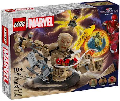 Lego marvel - spider-man contre l'homme-sable : la bataille finale - 76280 Multicolore 1 - vertbaudet enfant 