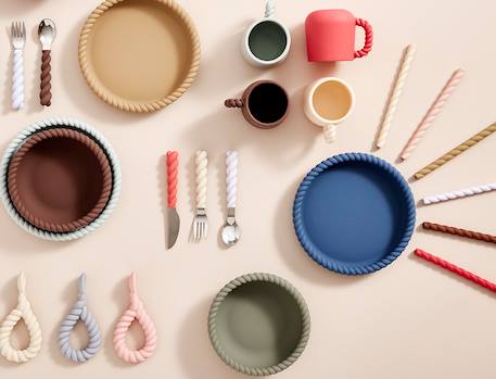 Assiette et bol Bleu+Rouge 3 - vertbaudet enfant 