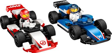 Lego city - voitures de course de f1 williams racing et haas f1 - 60464 Multicolore 3 - vertbaudet enfant 