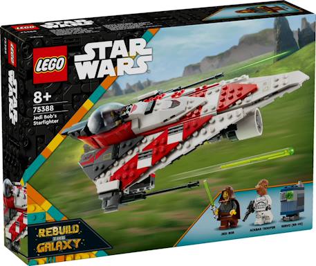 Star Wars Le chasseur stellaire de jedi bob 75388 Multicolore 1 - vertbaudet enfant 