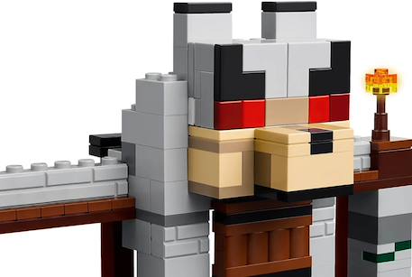 Lego minecraft - la forteresse du loup - 21261 Multicolore 5 - vertbaudet enfant 