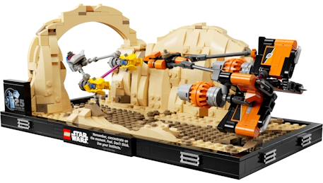 Lego star wars - diorama de la course de podracers de mos espa - 75380 Multicolore 3 - vertbaudet enfant 