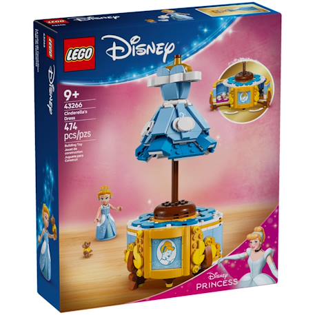 Lego disney - la robe de cendrillon - 43266 Multicolore 1 - vertbaudet enfant 
