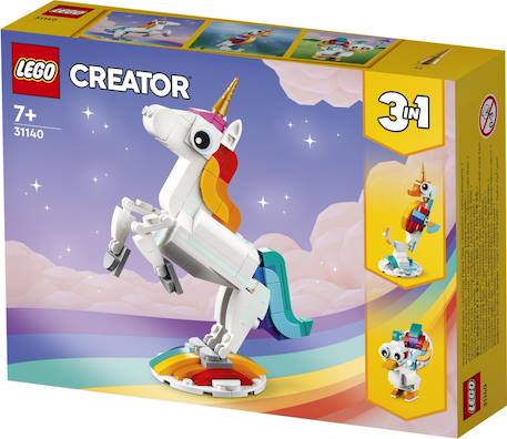 Lego creator - la licorne magique - 31140 Multicolore 3 - vertbaudet enfant 